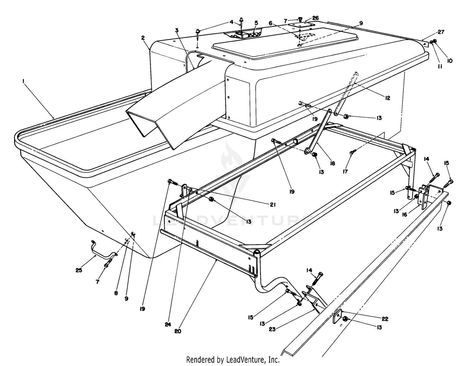 Grass Collection System Model No. 30751 (optional) (continued)