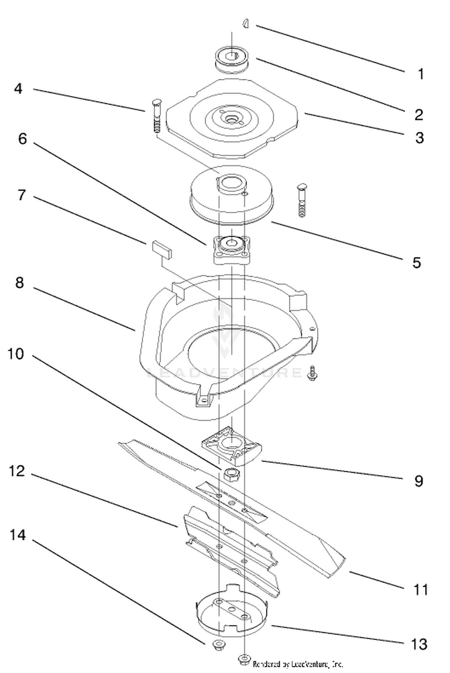 Blade Brake Clutch Assembly