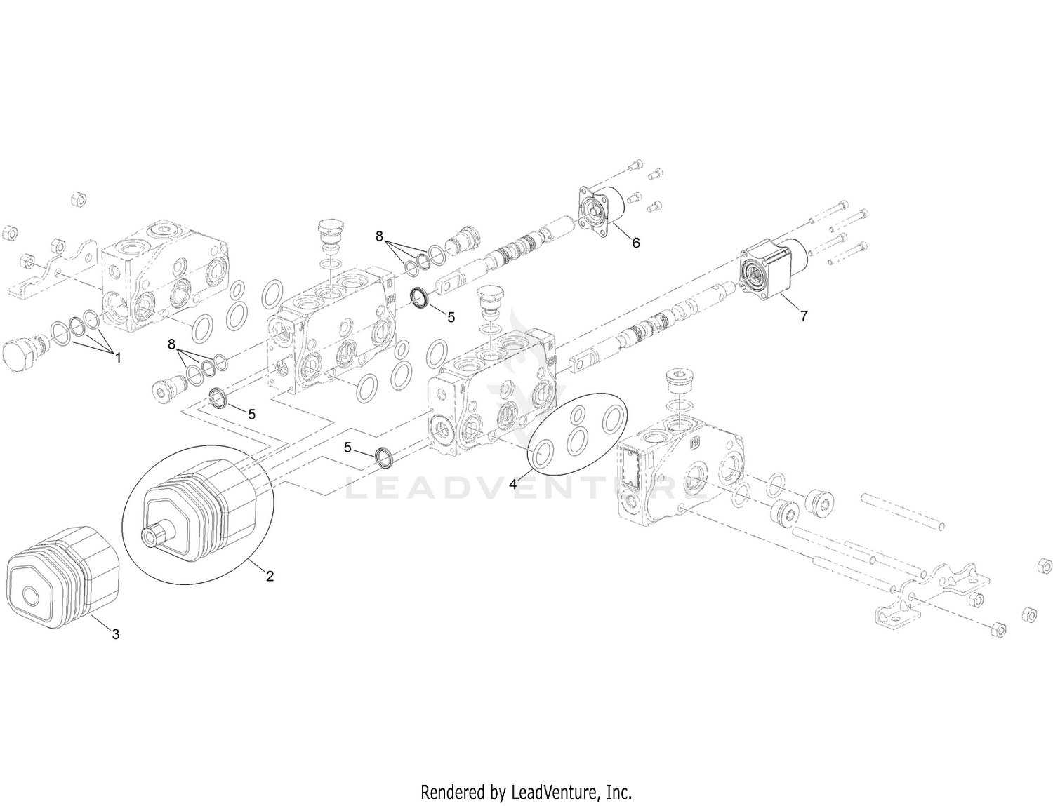 Hydraulic Valve Assembly No. 131-5638