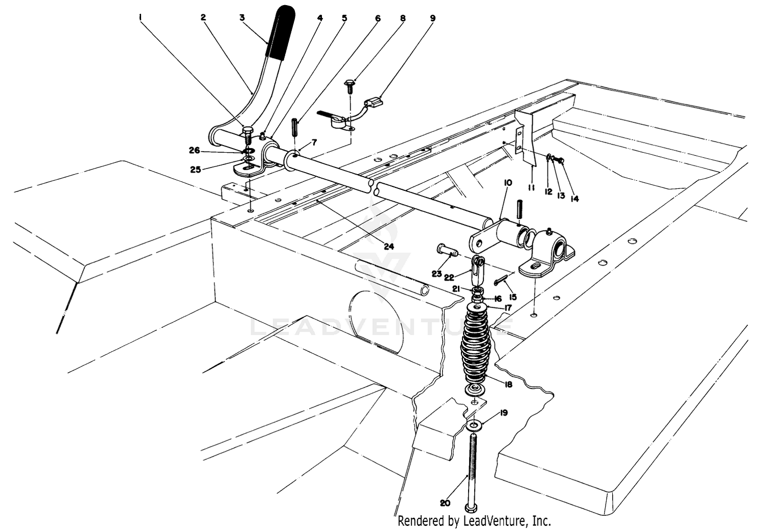 Power Take Off Lever Assembly
