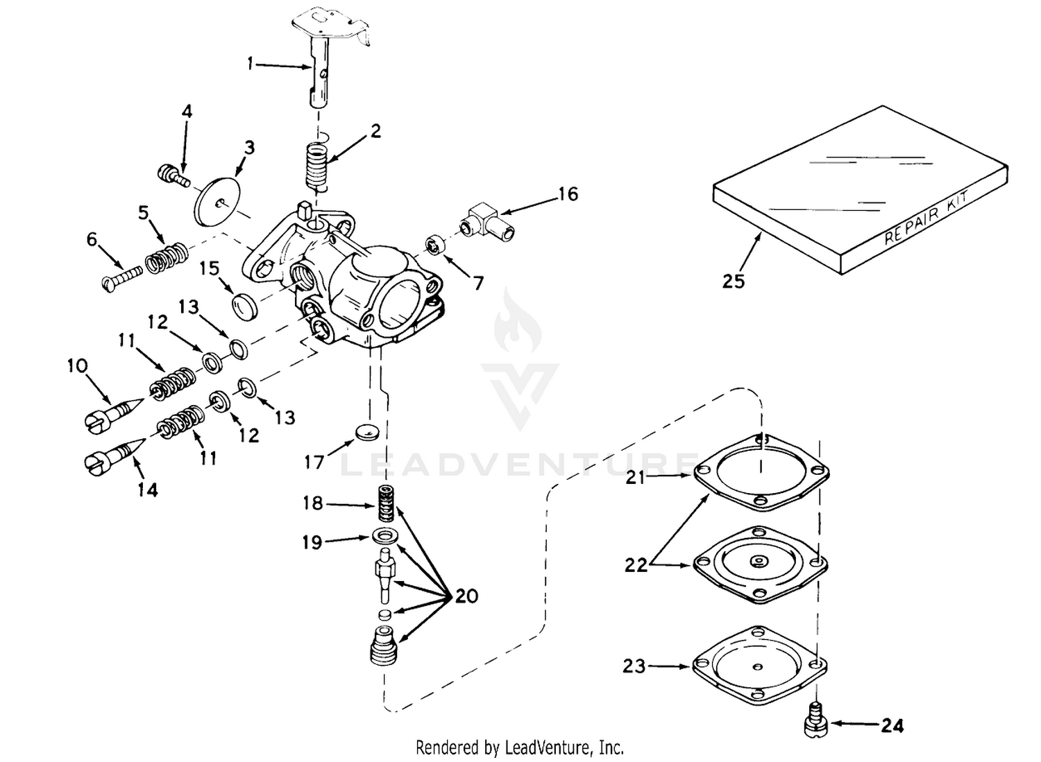Carburetor No. 631243
