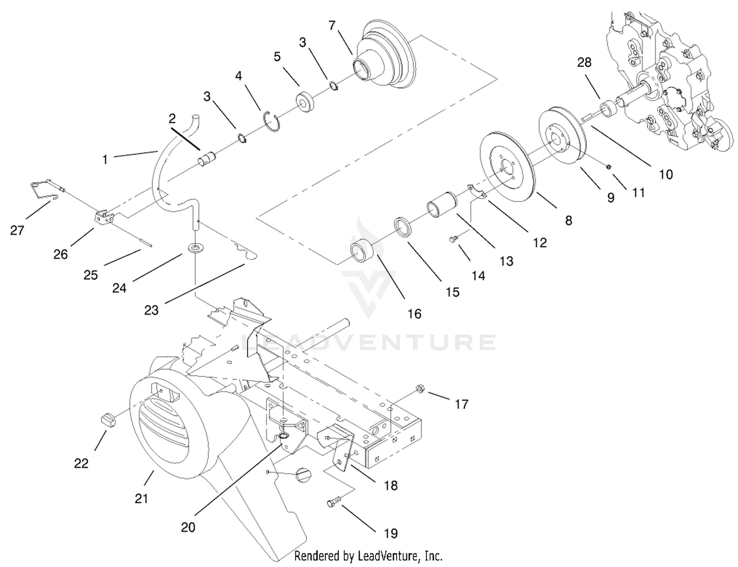 Pto Clutch And Cover Assembly