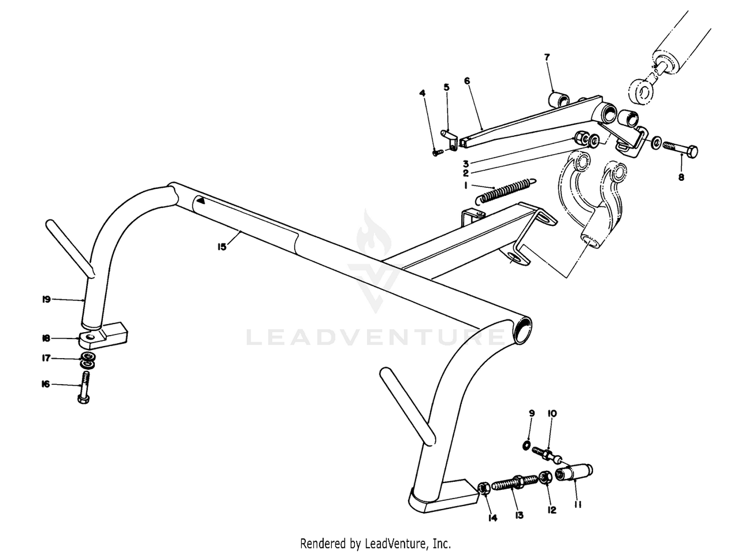 Direct Suspension Pull Frame Kit Model No. 04452 (optional)
