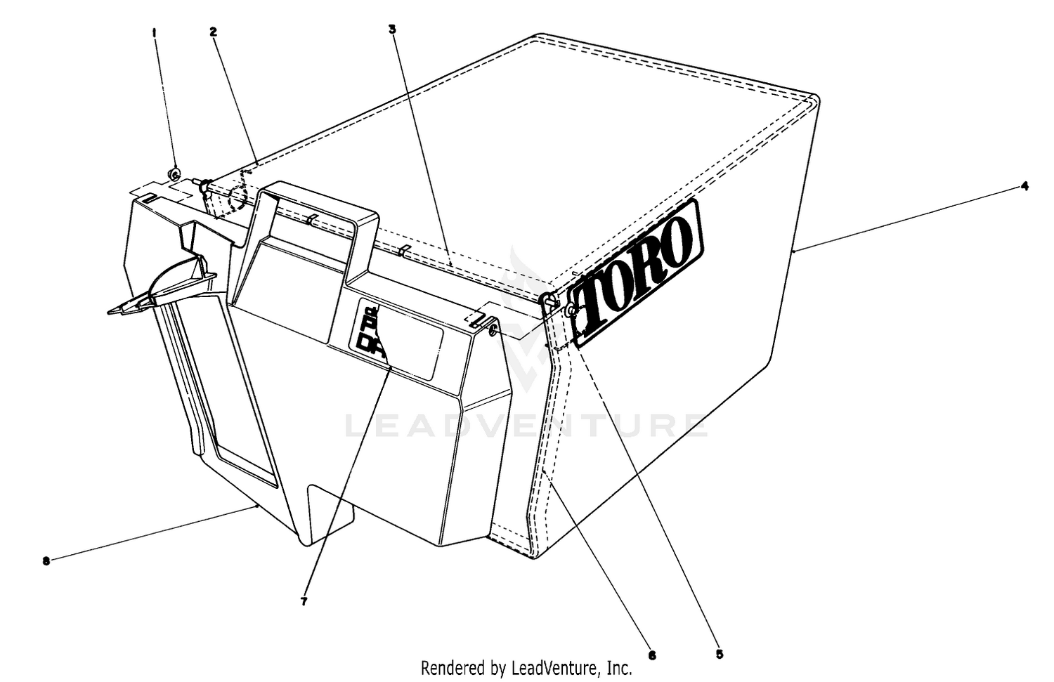 Grass Bag Assembly No. 11-0189