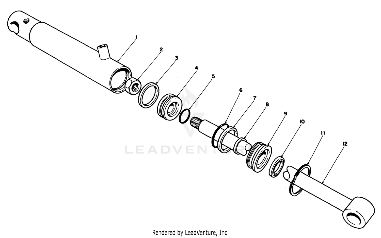 Hydraulic Cylinder No. 68-9700