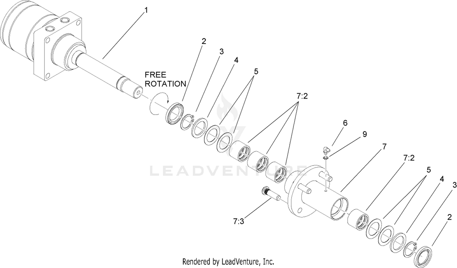 Motor and Hub Assembly