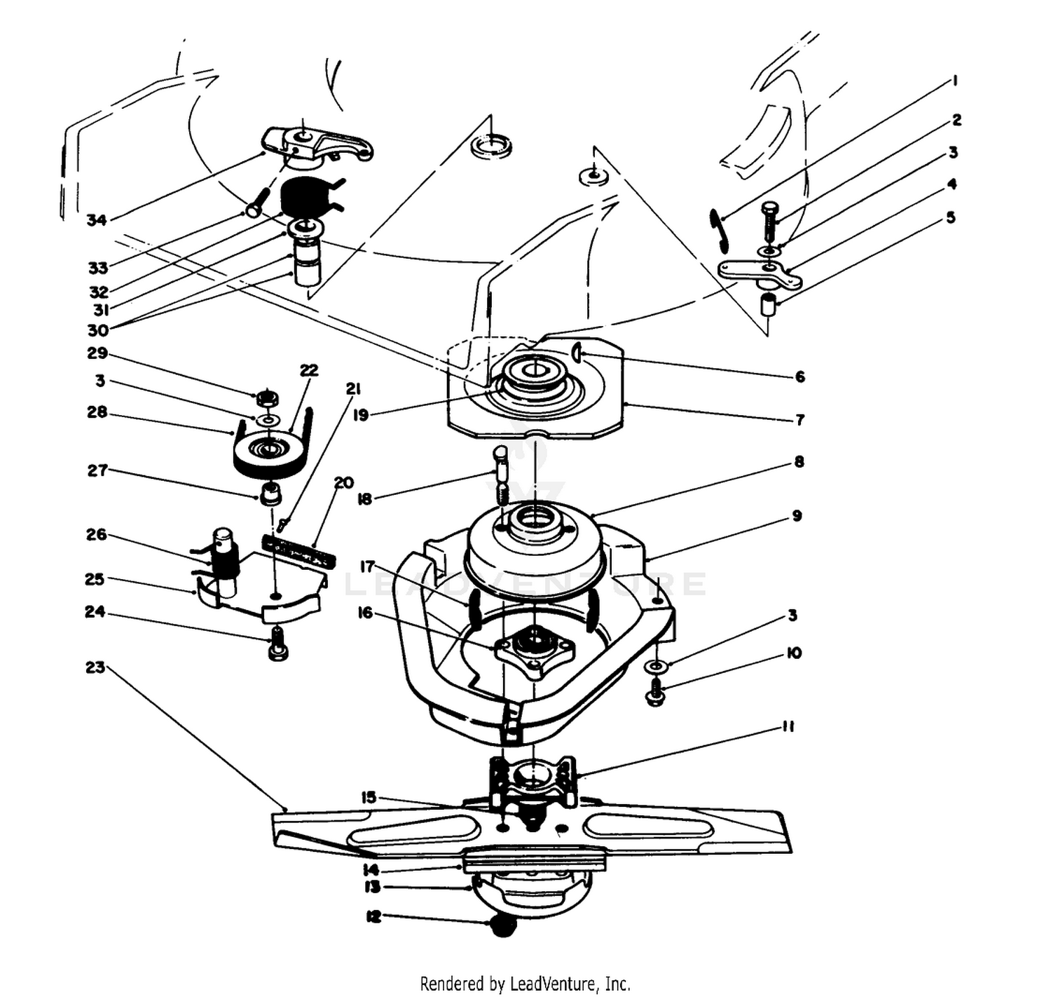 Blade Brake Clutch Assembly