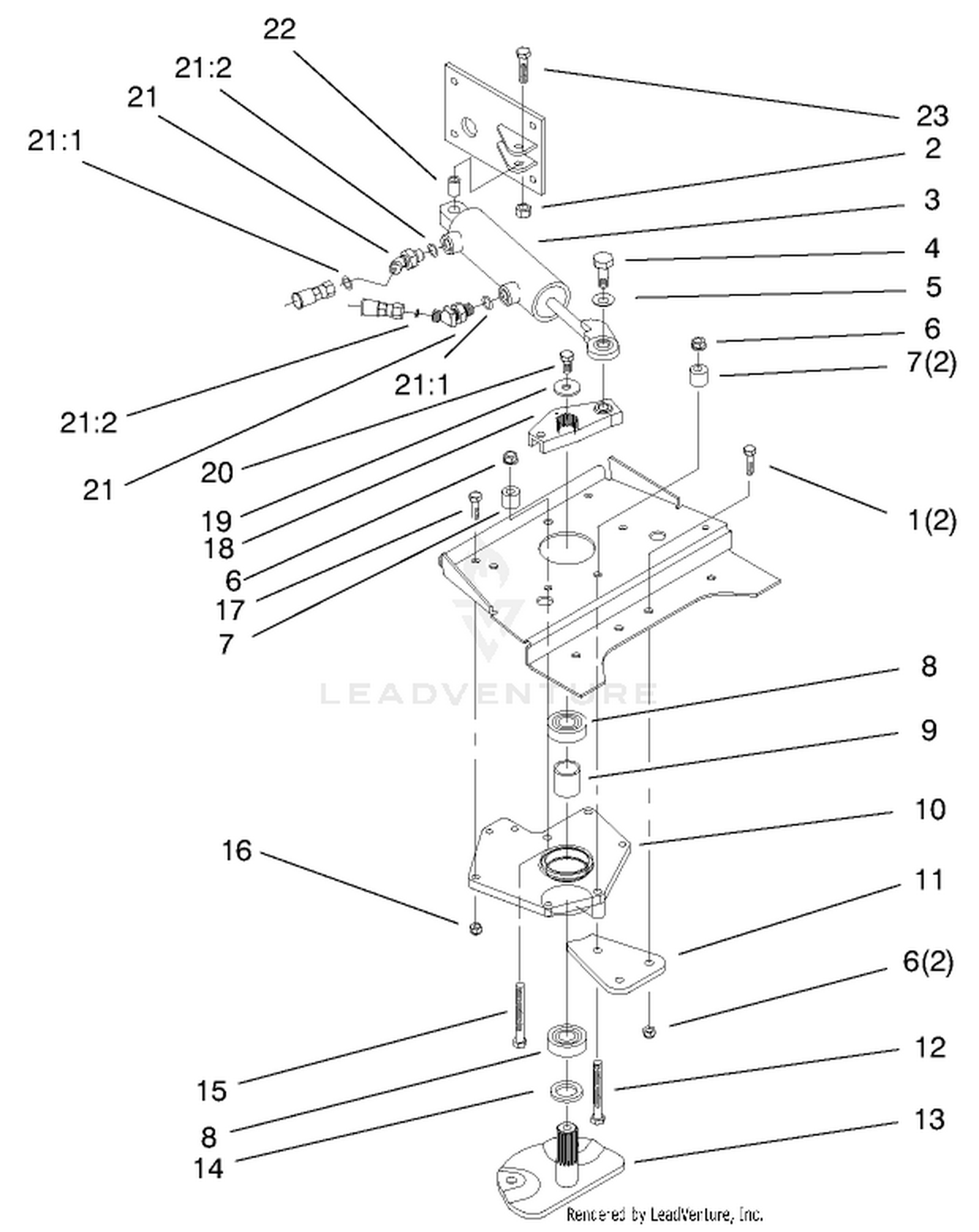 Lower Power Steering Assembly
