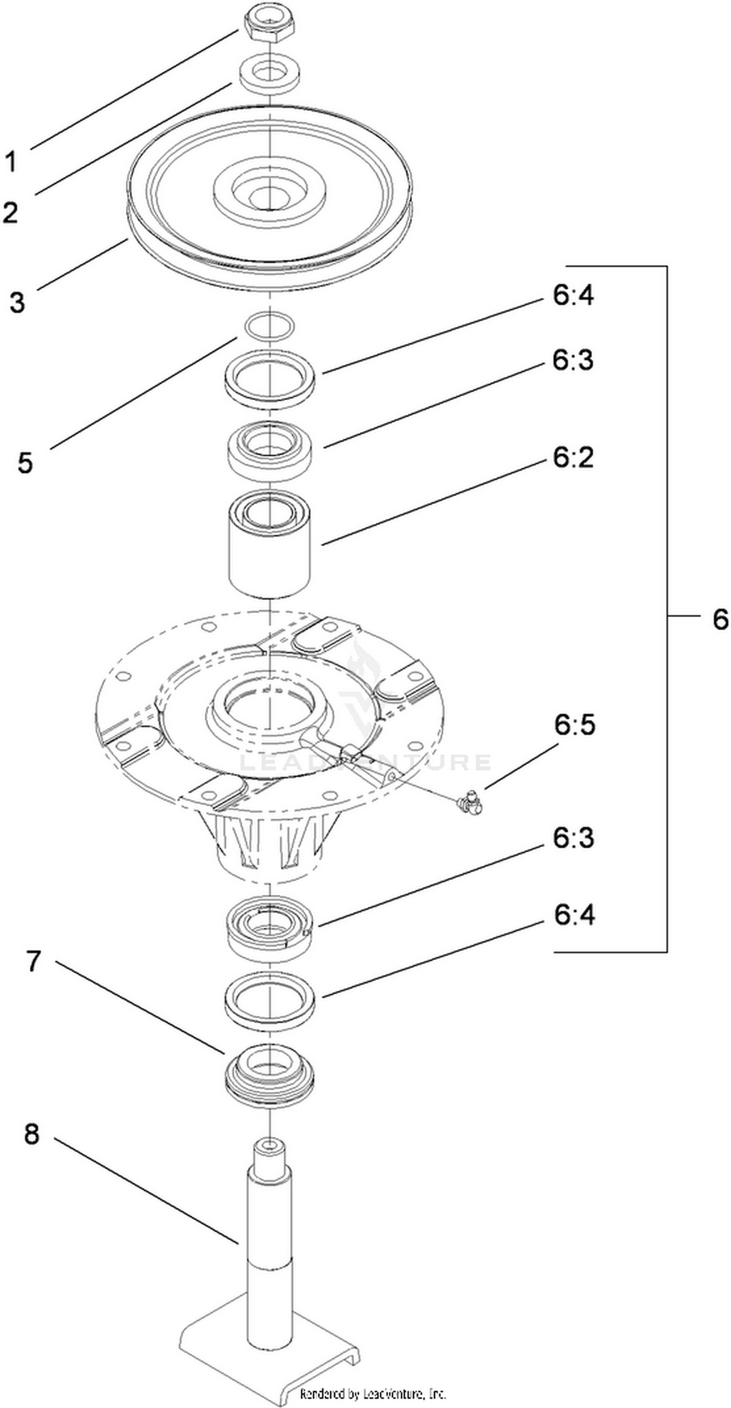 Spindle Assembly No. 108-1957
