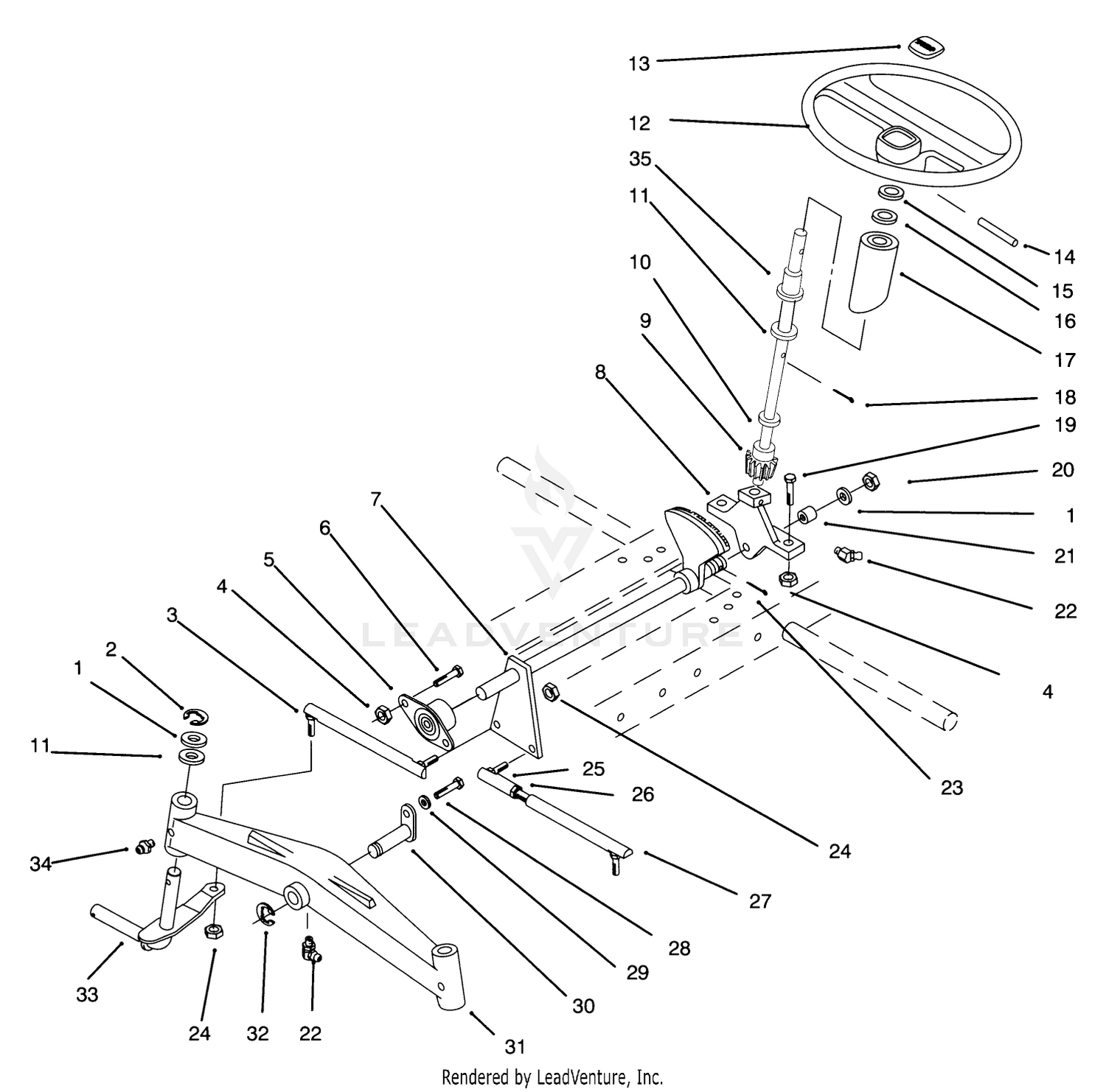 Front Axle And Steering