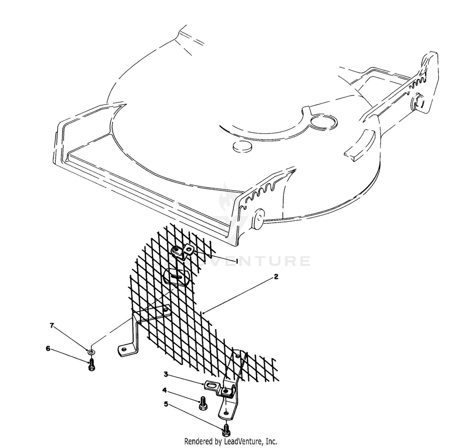 Leaf Shredder Kit Model No. 59157 (optional)