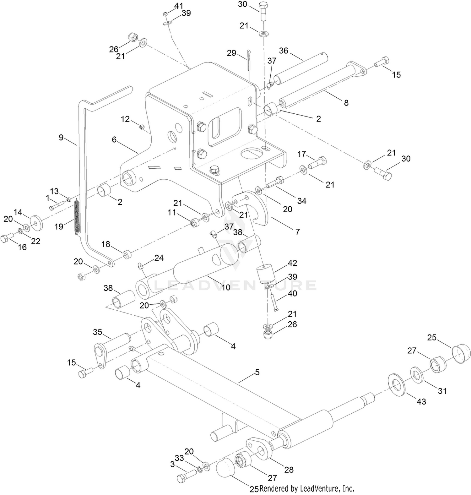 Center Arm Assembly