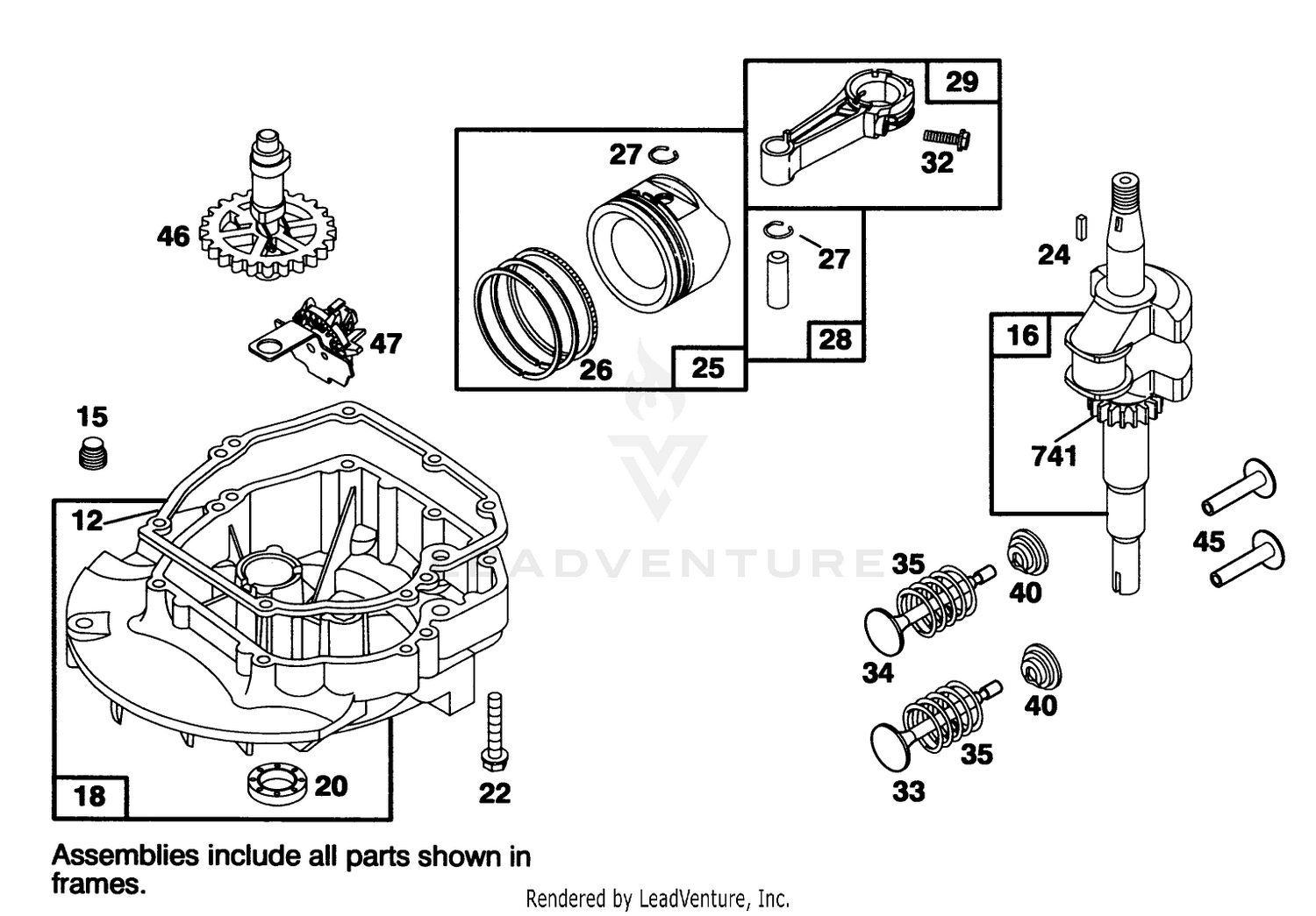 Engine Briggs  Stratton Model 12a802-0611-01 2