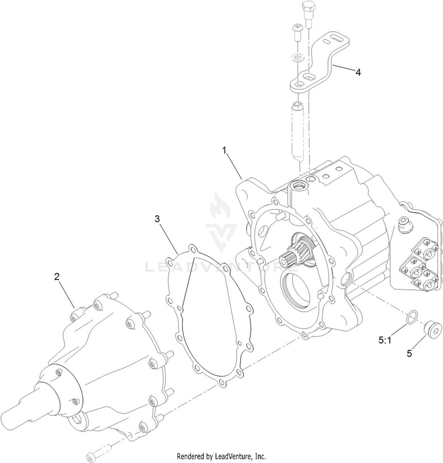 RH Wheel Motor Assembly No. 127-1525