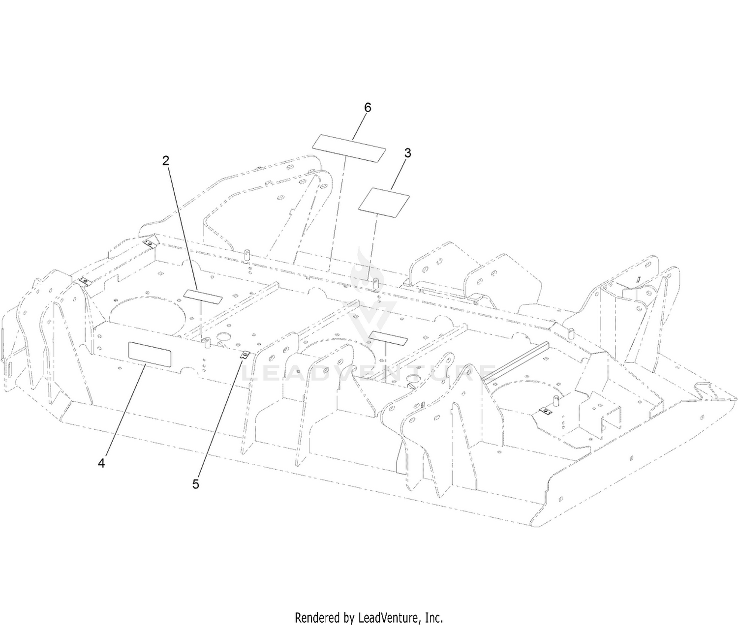 Right Hand Deck Decal Assembly No. 130-9241