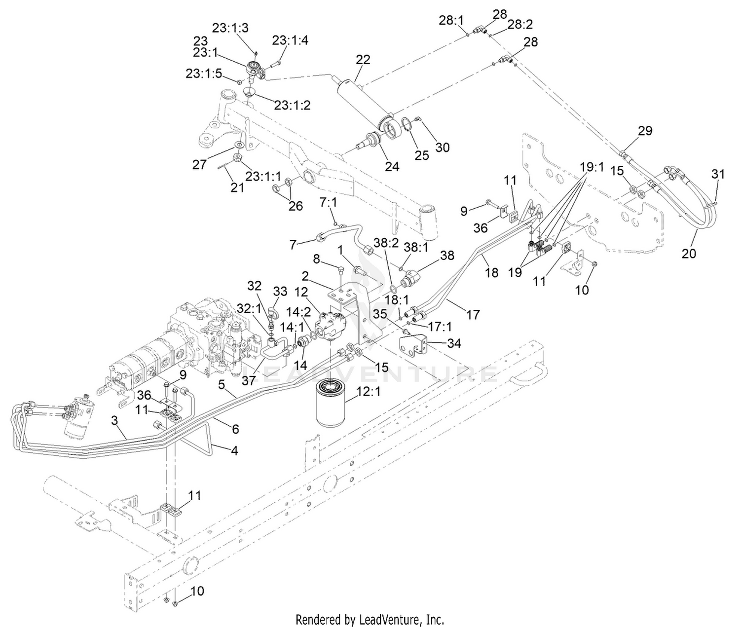 Steering Hydraulic Assembly