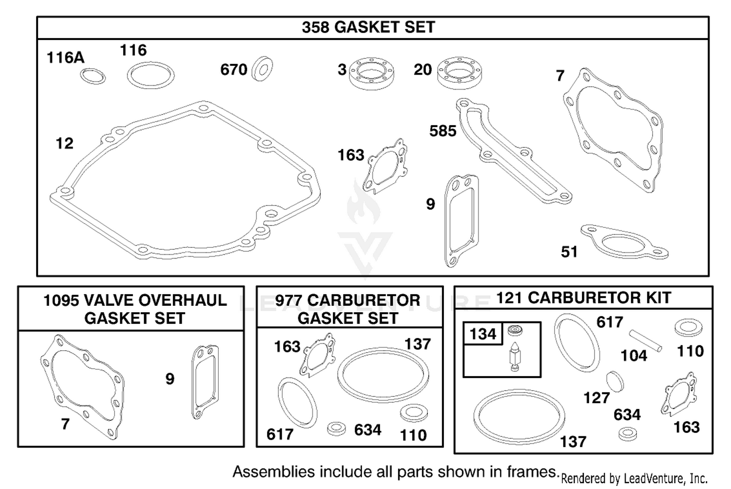 Engine Briggs  Stratton Model 127702-1745-E1 (serial No. 8901374  Up) 9