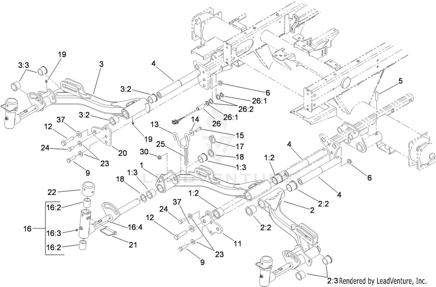 Front Lift Arm Assembly