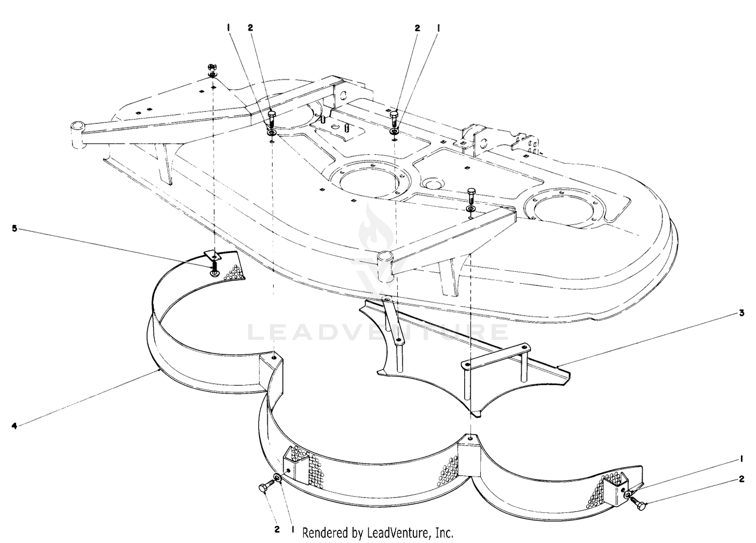 Leaf Mulcher Kit No. 30771 (optional)