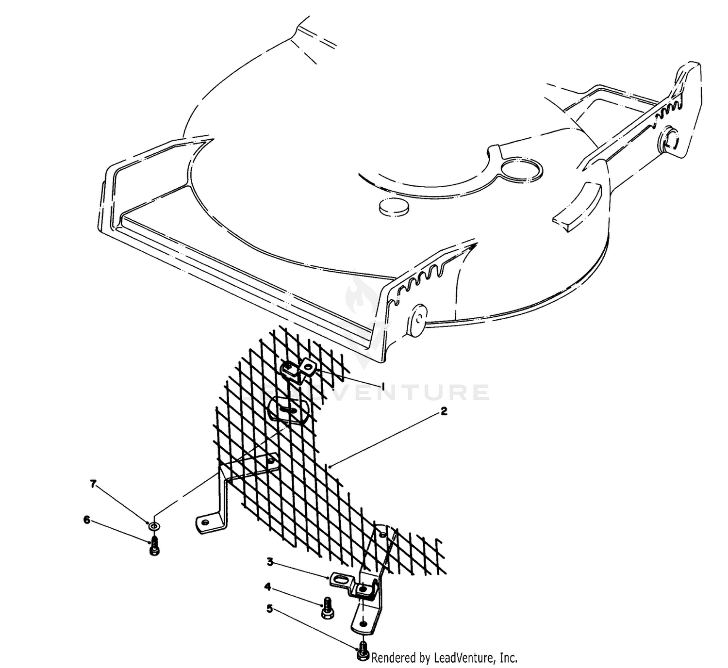 Leaf Shredder Kit Model No. 59157 (optional)
