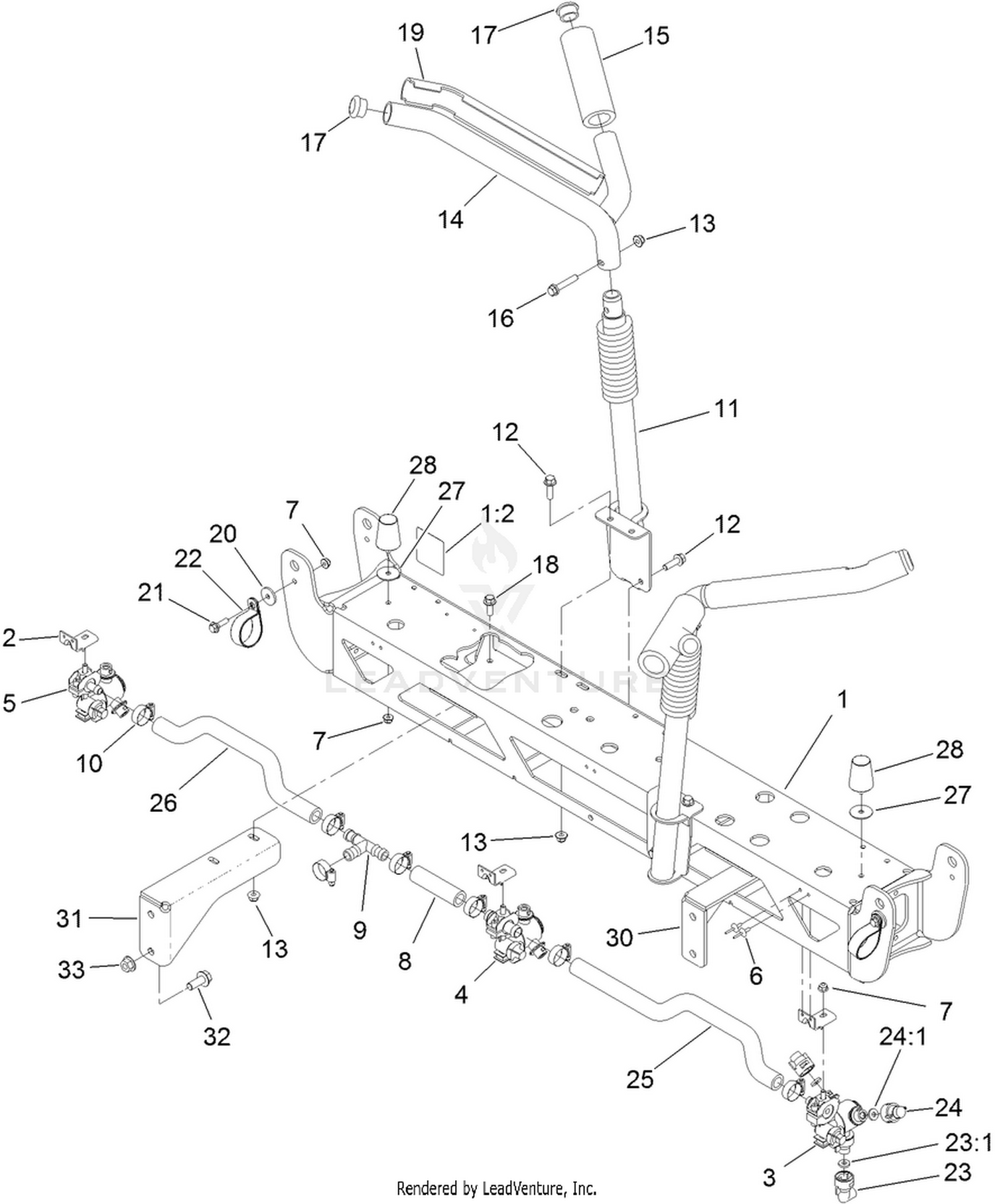 Center Boom Mount Assembly