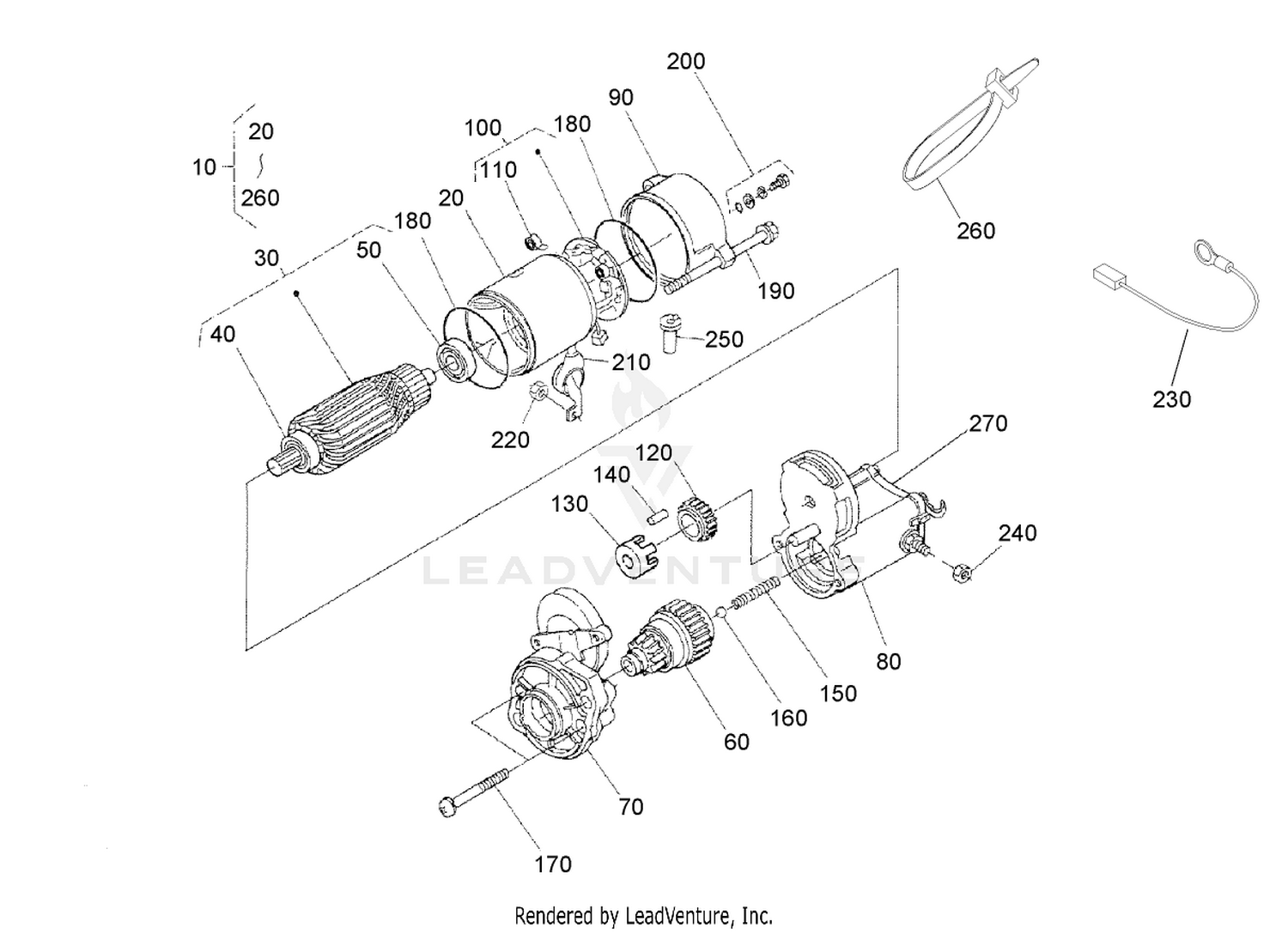 Starter (Component Part) Assembly