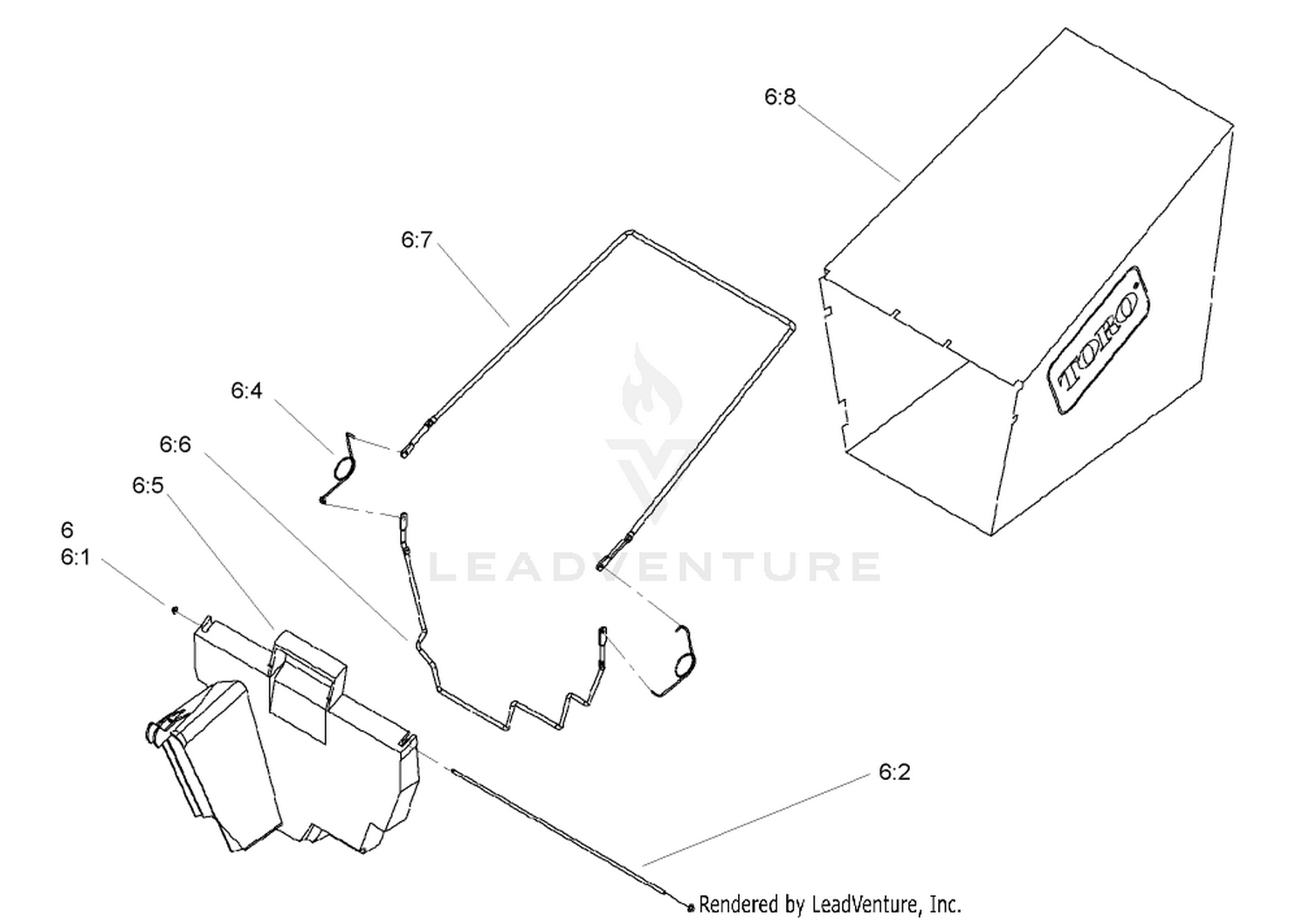 Rear Bagger Assembly No. 11-0189