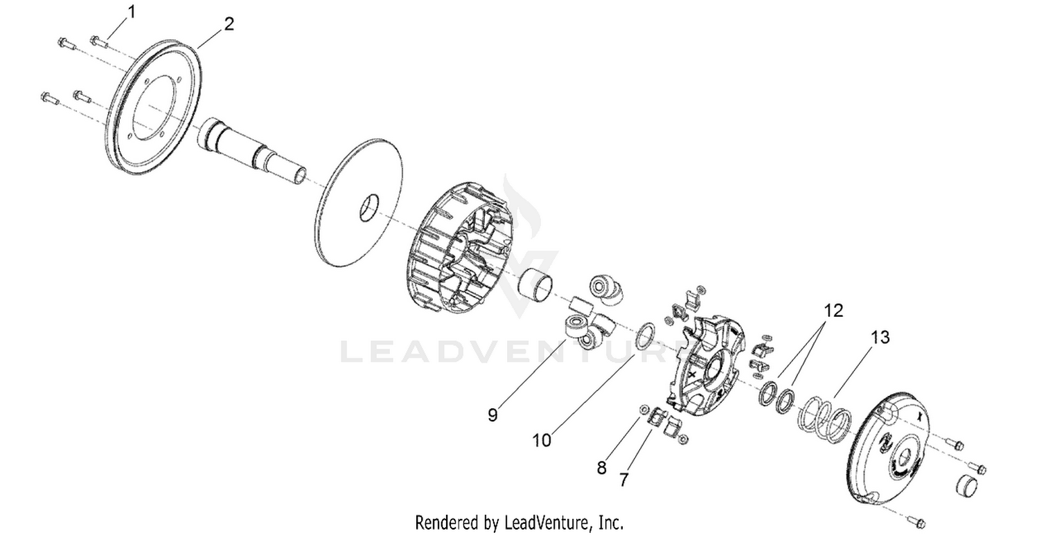 Primary Clutch Assembly No. 138-0095