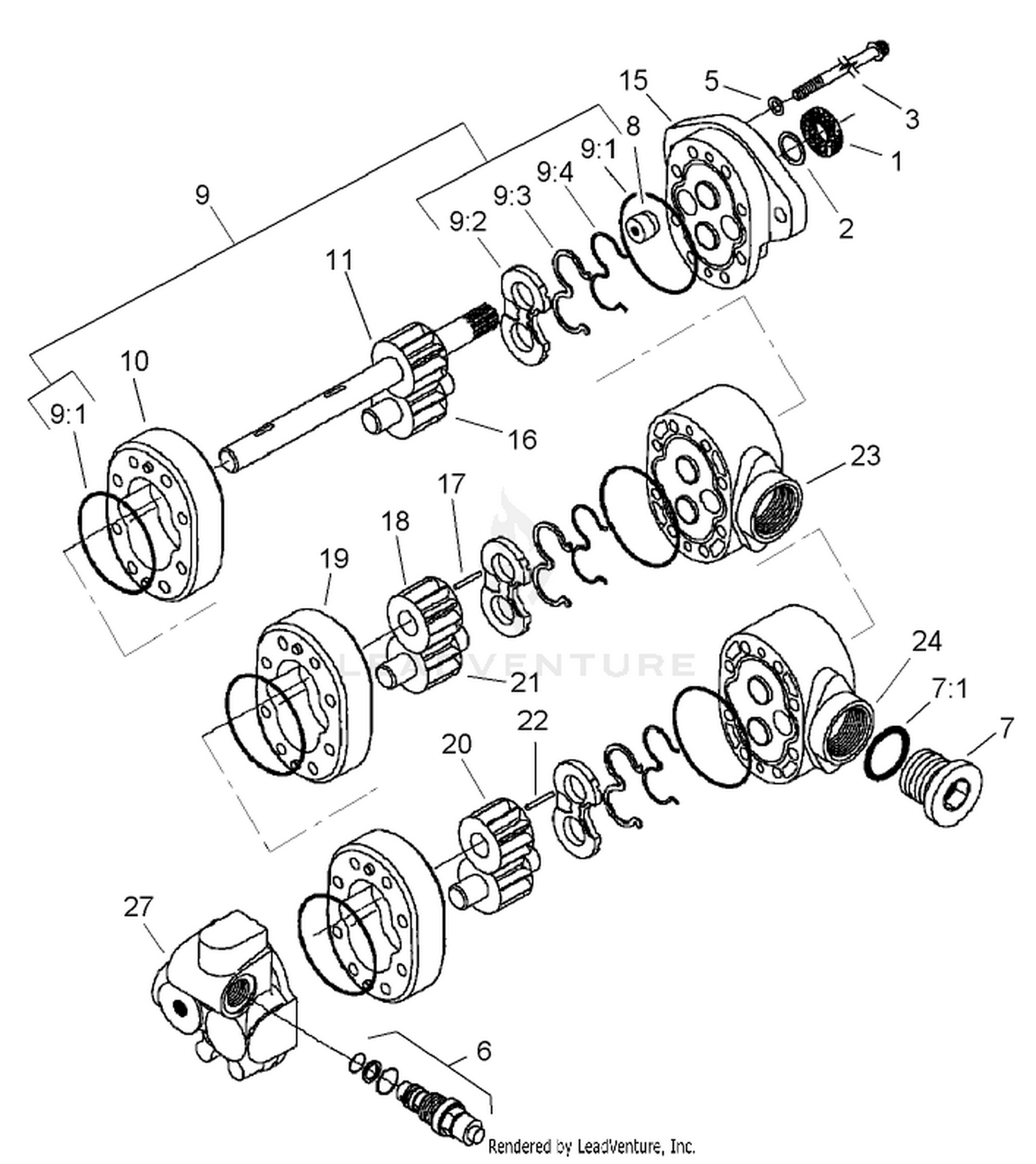 Gear Pump Assembly No. 115-8031