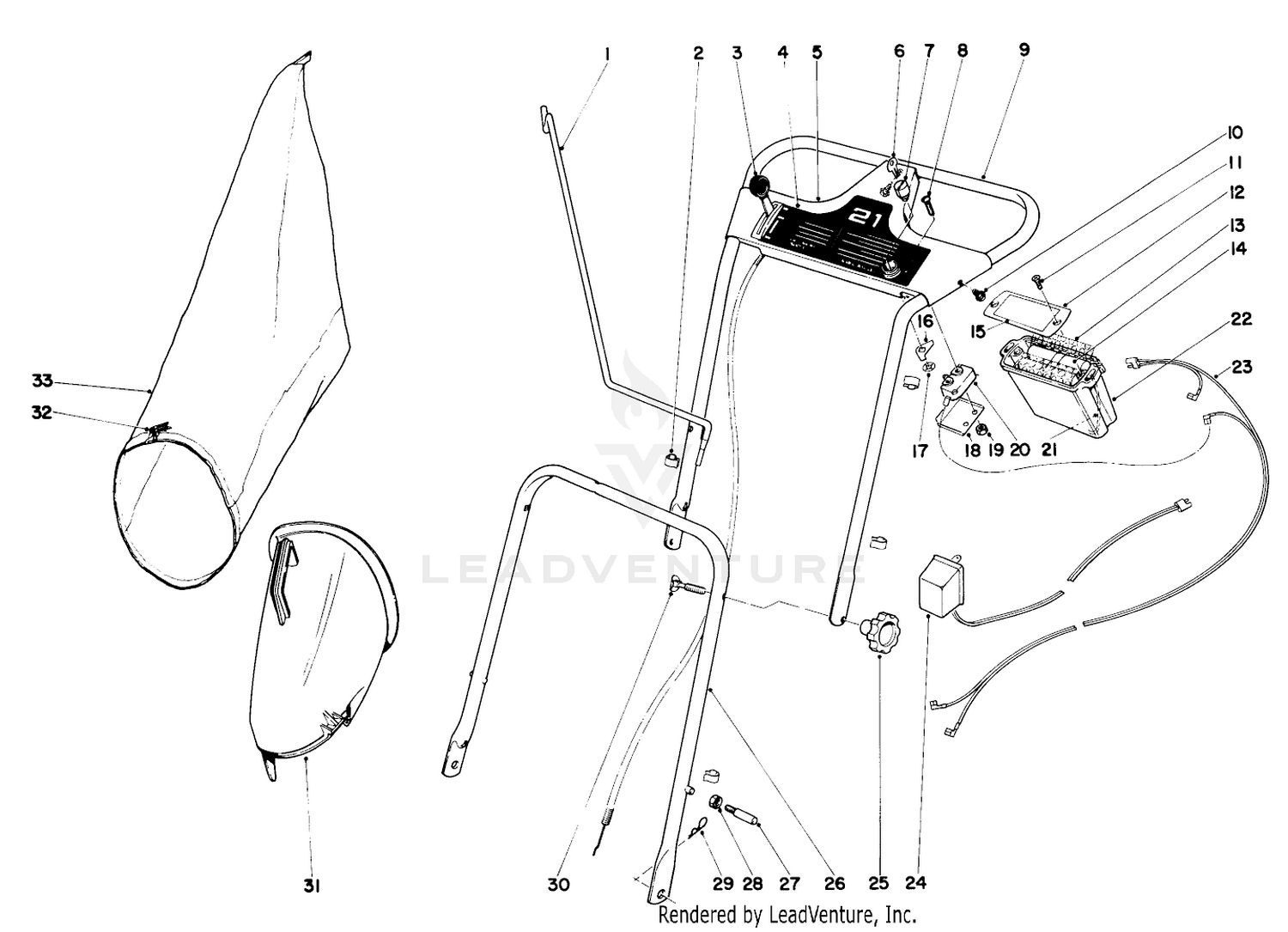 Handle Assembly Model No. 19472