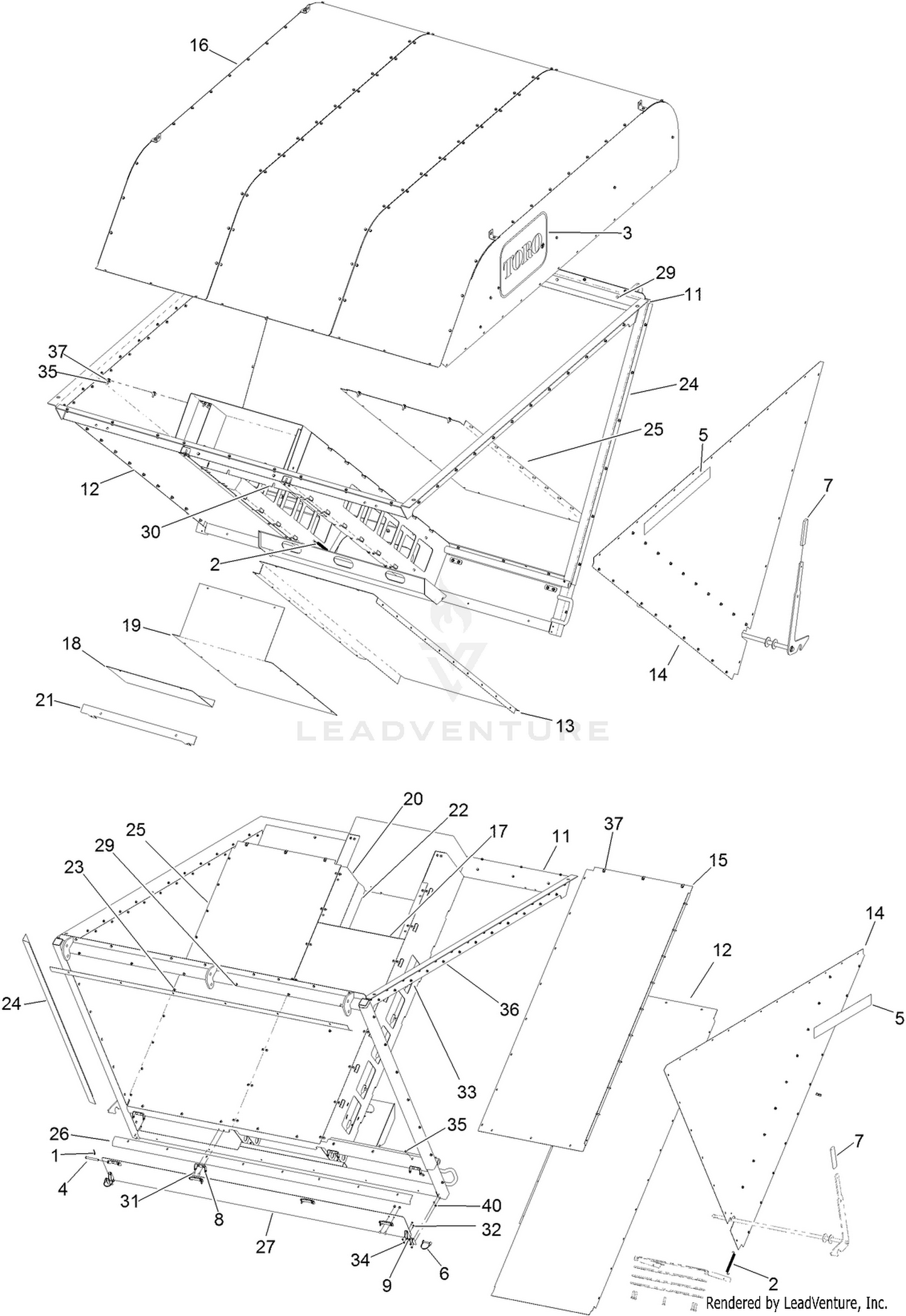 Hopper Assembly 120-6170