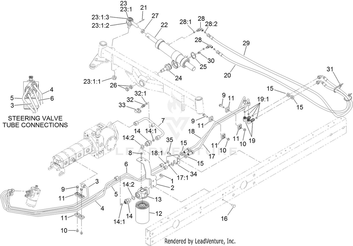 Steering Hydraulic Assembly