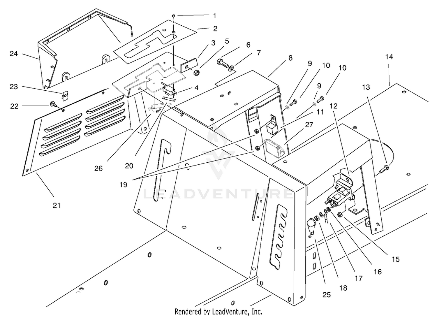 Seat Body  Side Panel Assembly