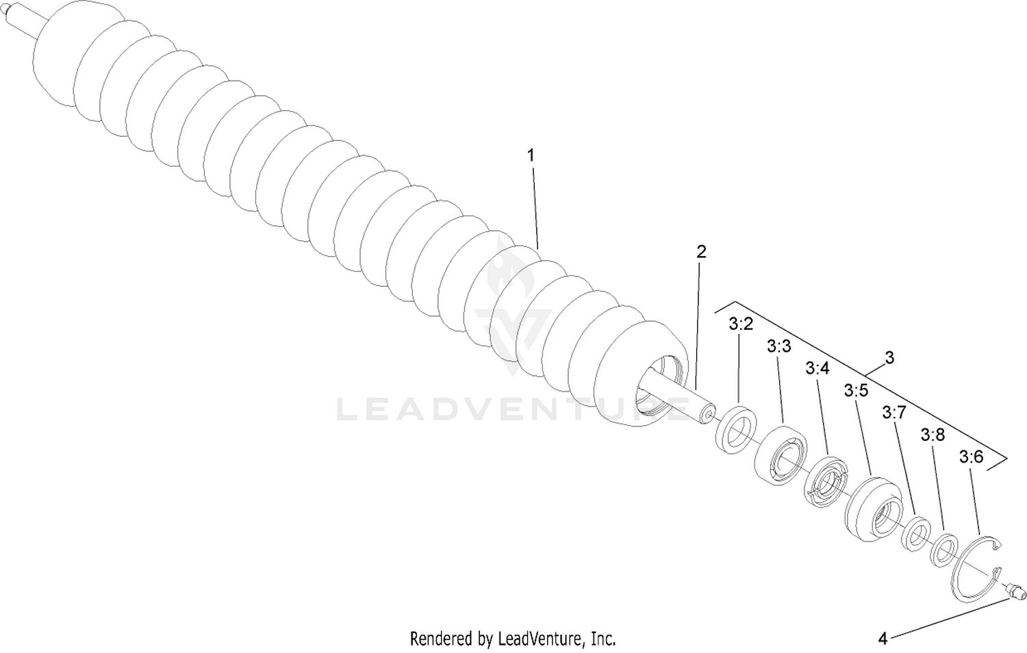 Wiehle Roller Assembly No. 100-9906