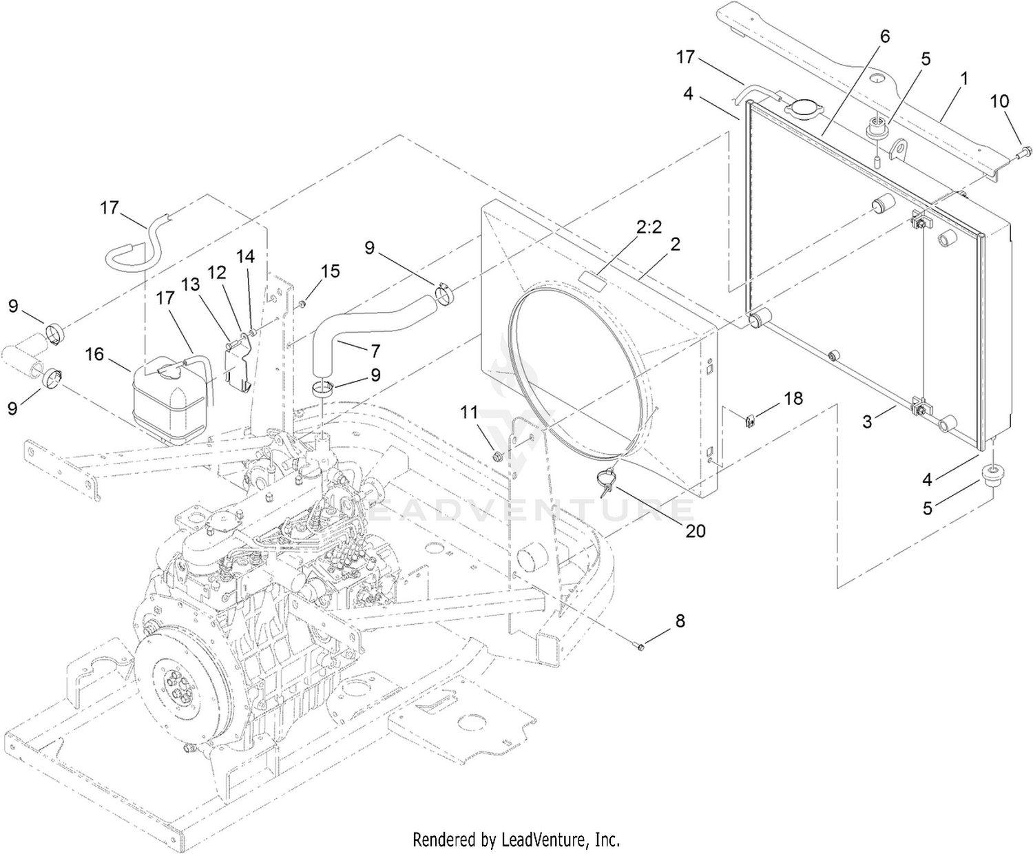 Radiator Component Assembly