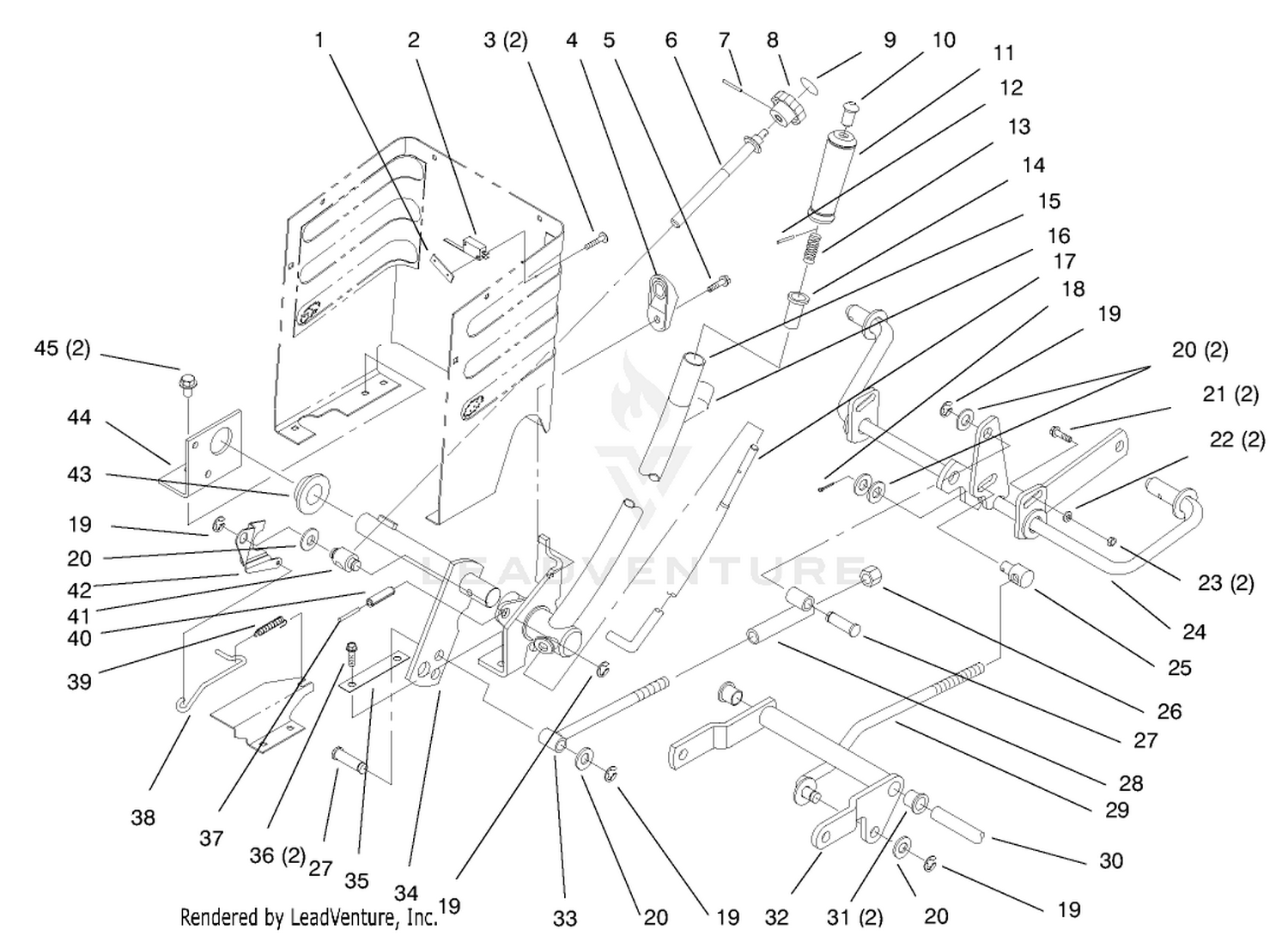 Lift Lever And Height Of Cut