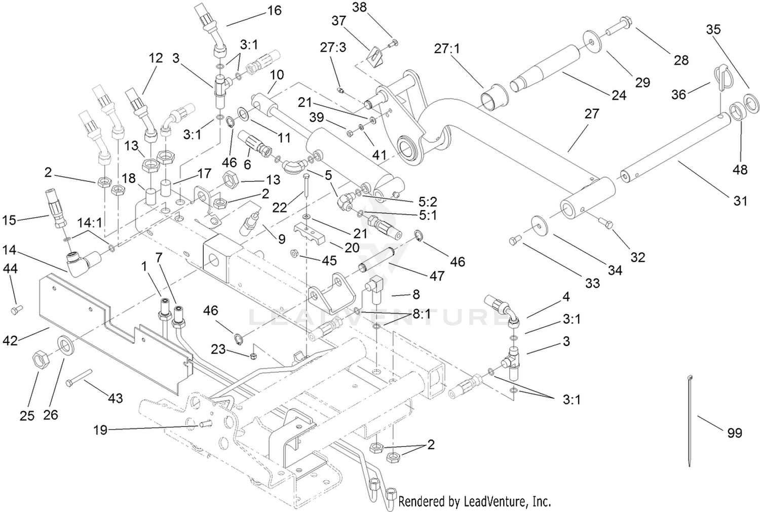 Rear Lift Arm Assembly