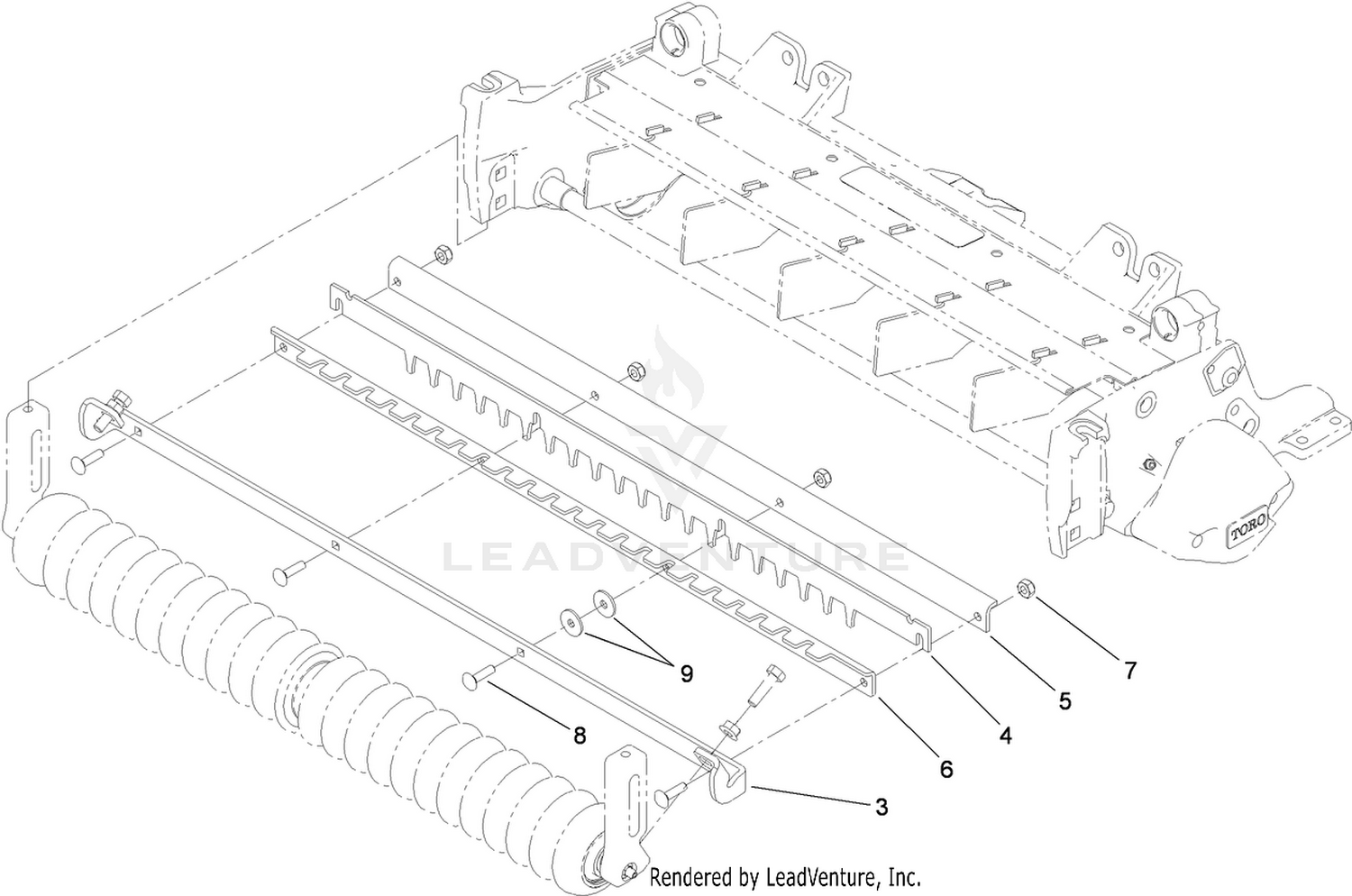 Comb/Scraper Assembly