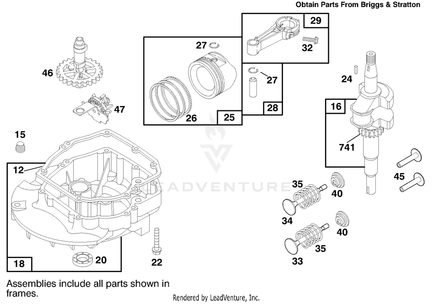 Engine Briggs  Stratton Model 12f802-0667-01 2