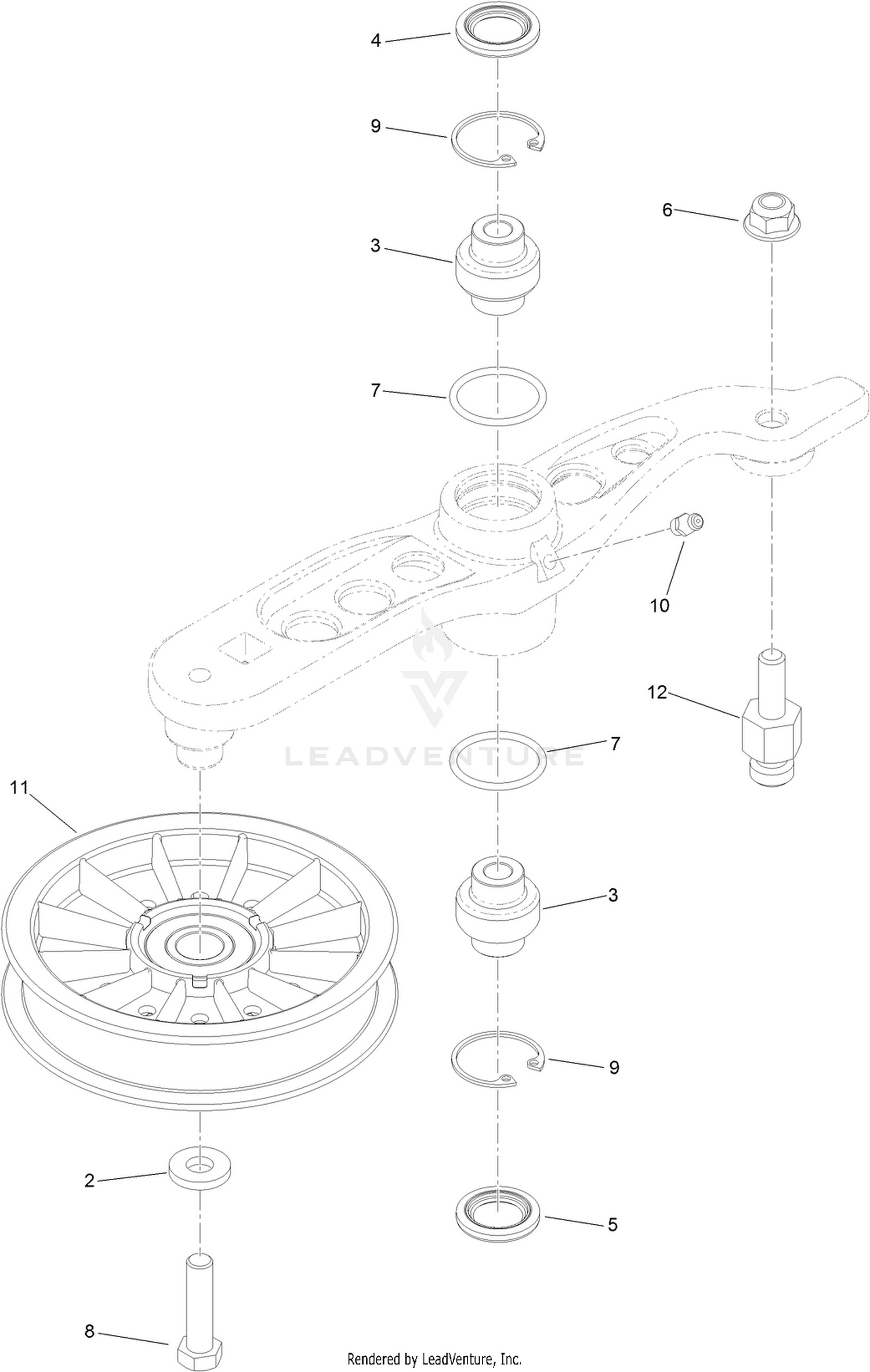 Pump Idler Assembly No. 116-1255