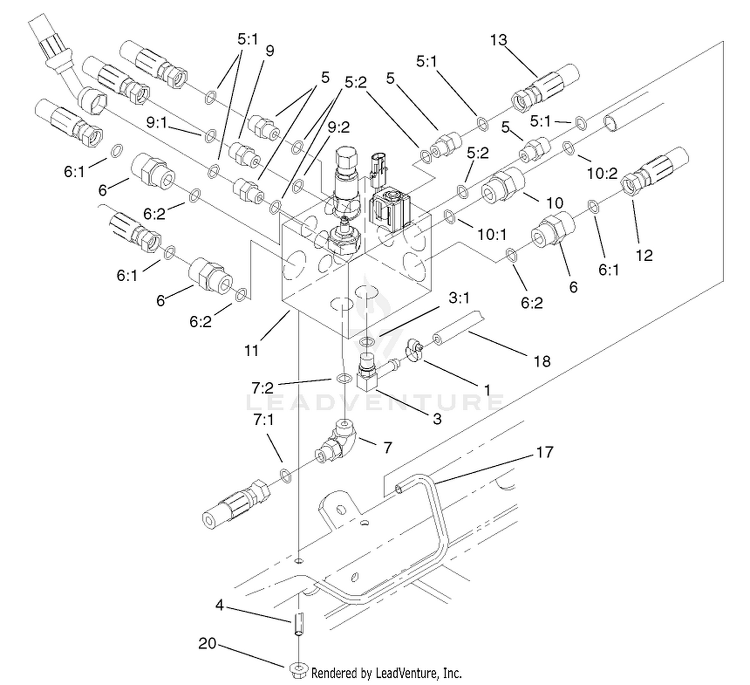 Manifold Block Installation Assembly