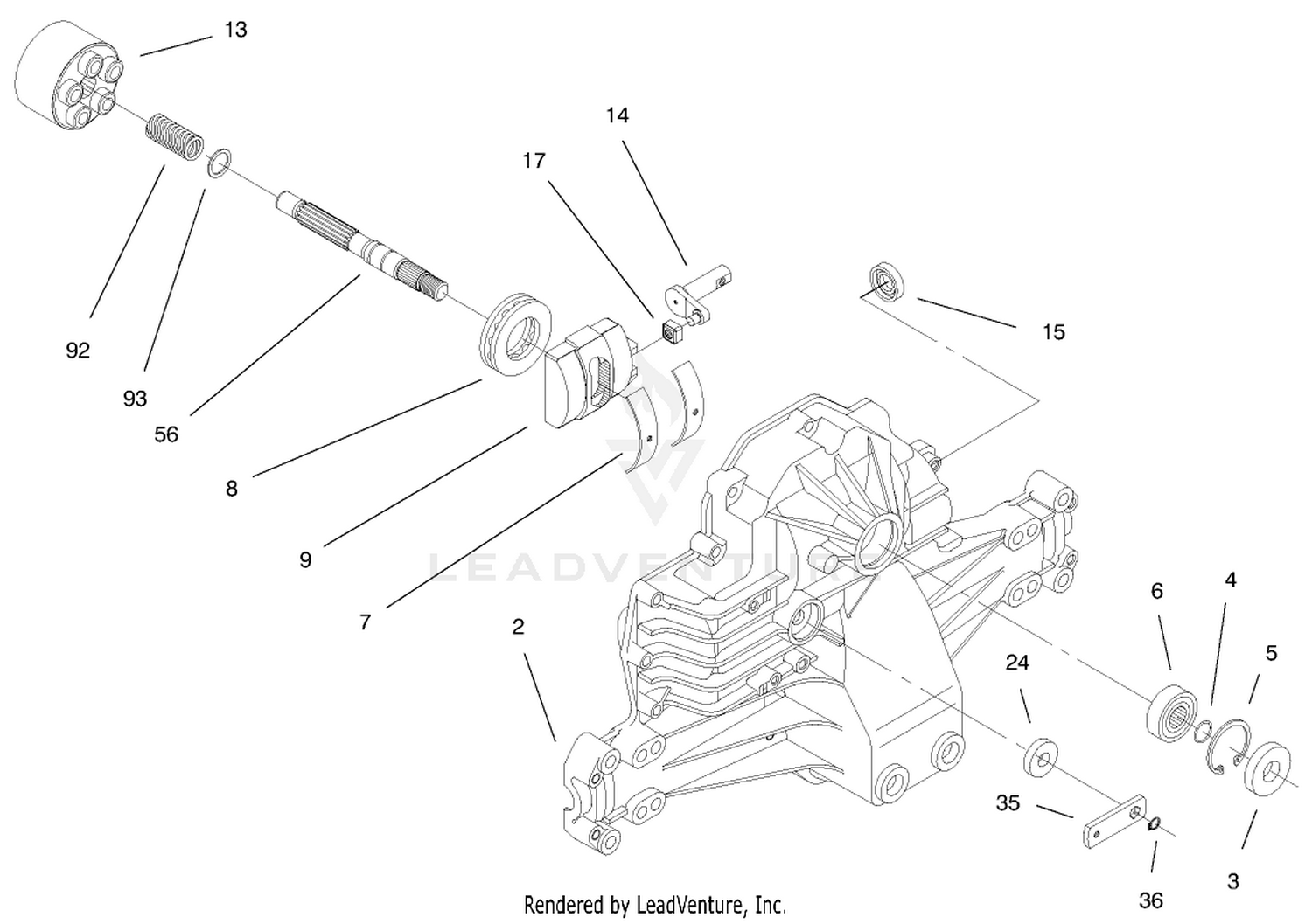 Hydro Transaxle Assembly 2