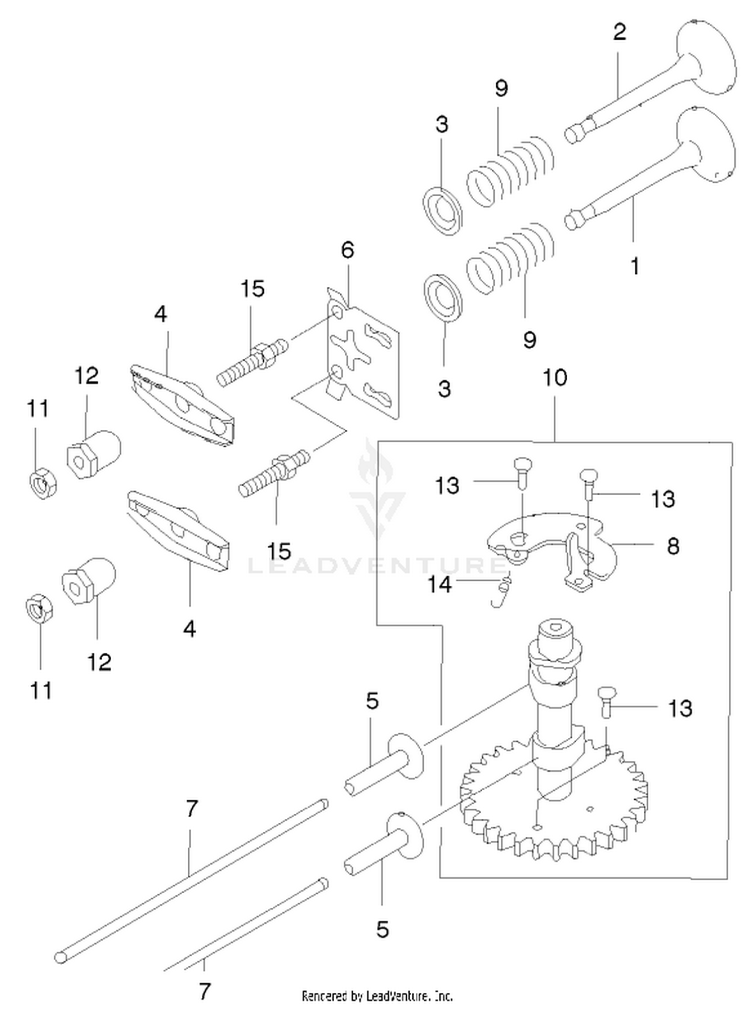 Valve And Camshaft Assembly