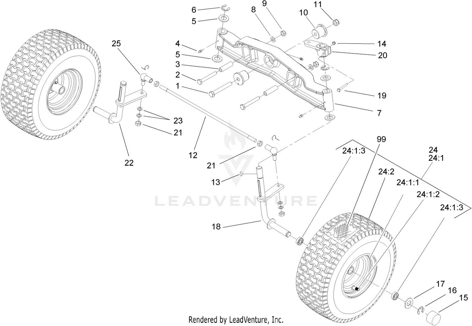 Front Axle Assembly