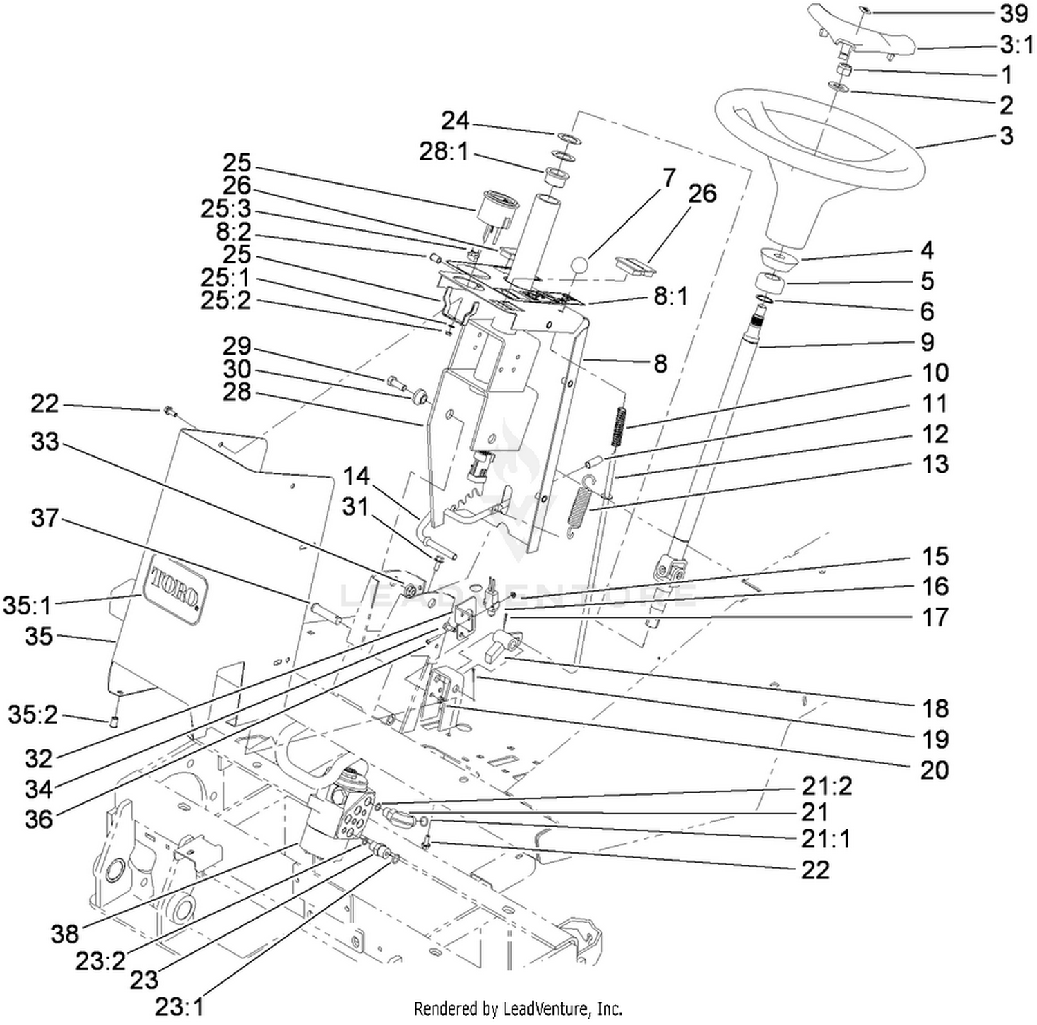 Steering Tower Assembly