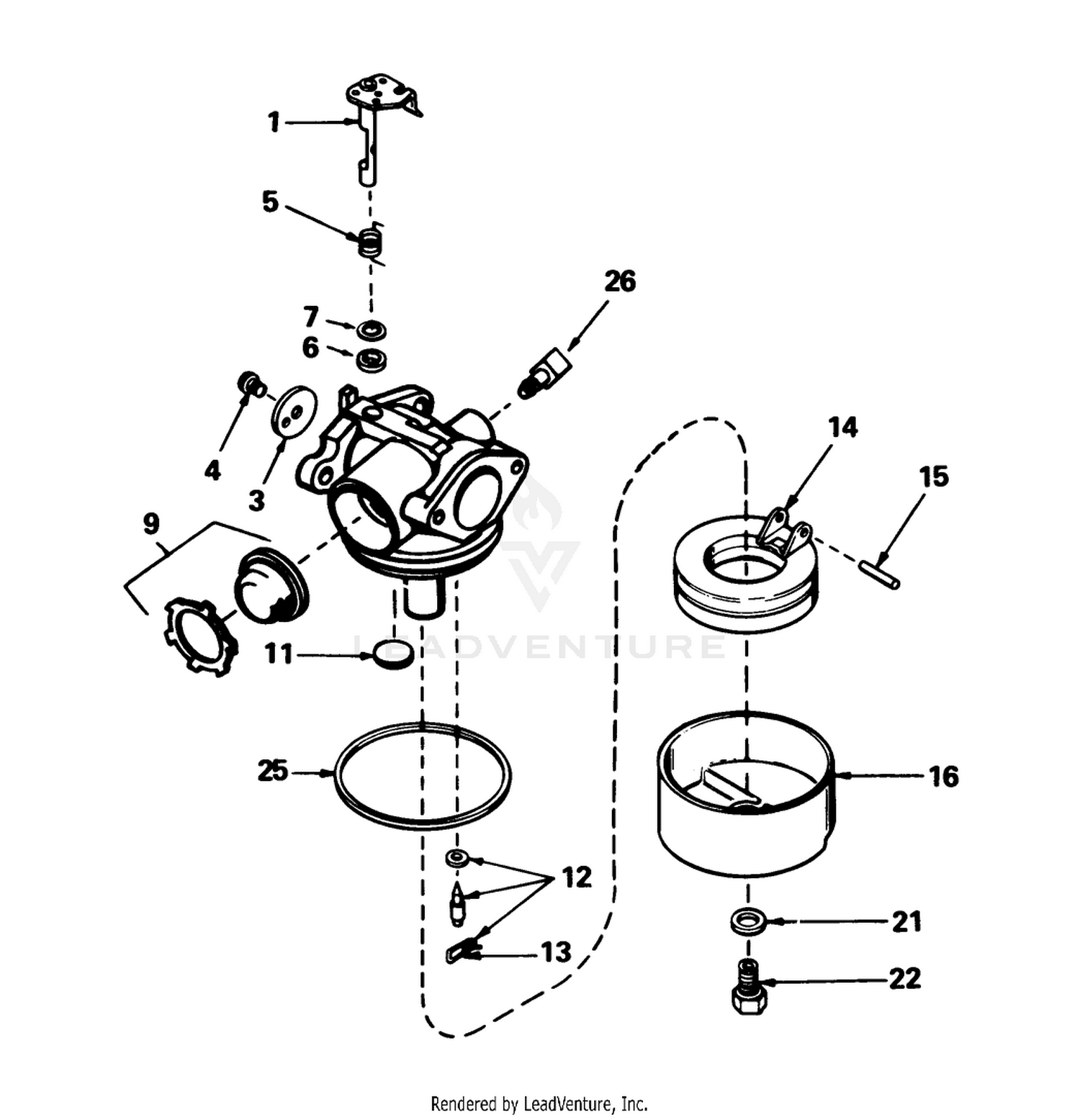 Carburetor No. 632098