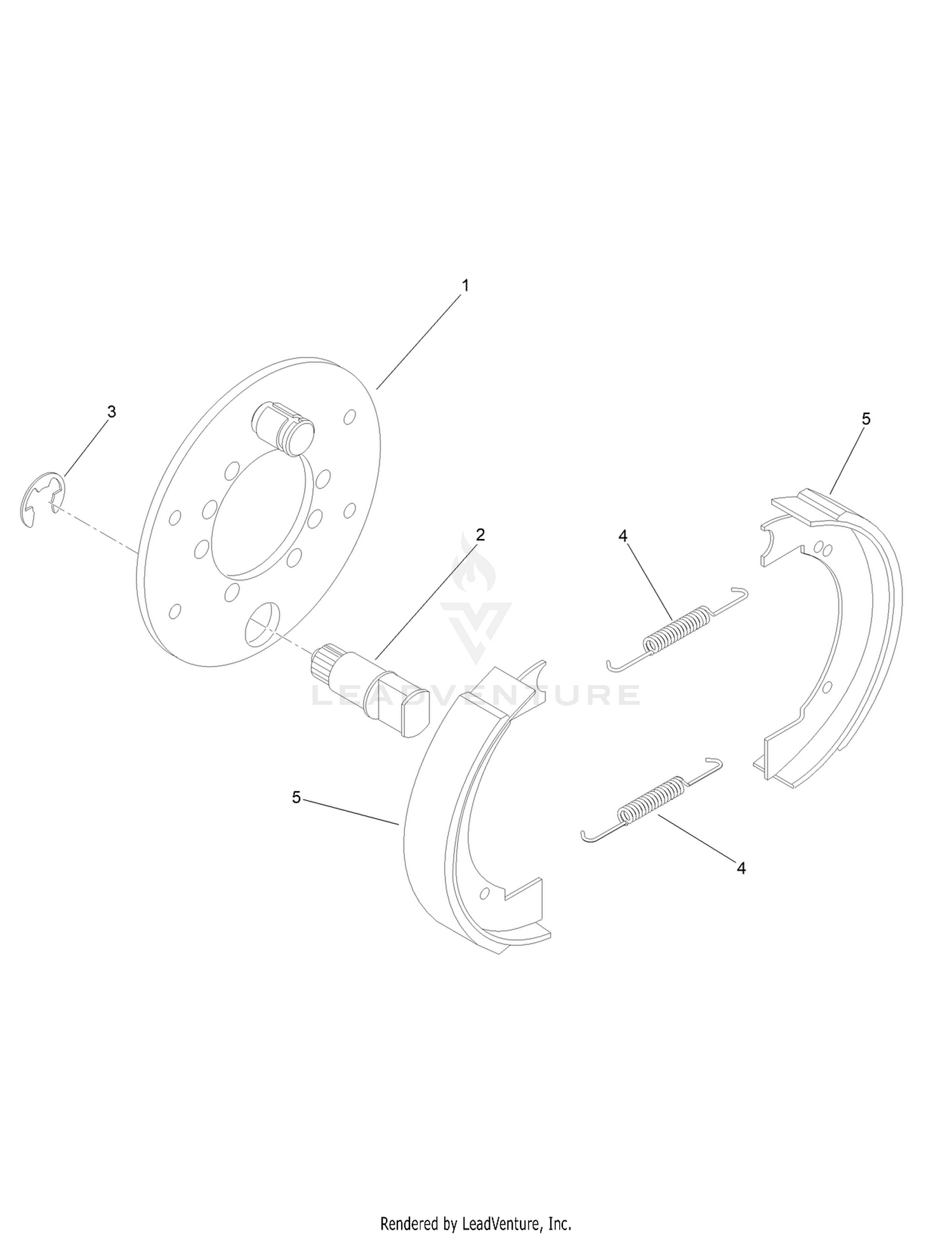 Brake Assembly No. 104-7705