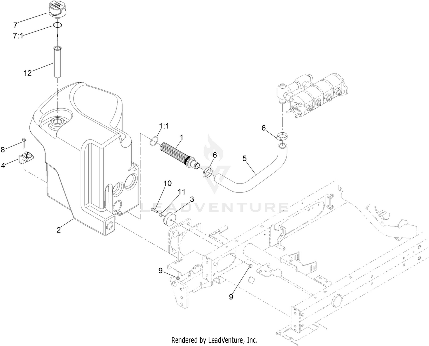 Hydraulic Tank Assembly