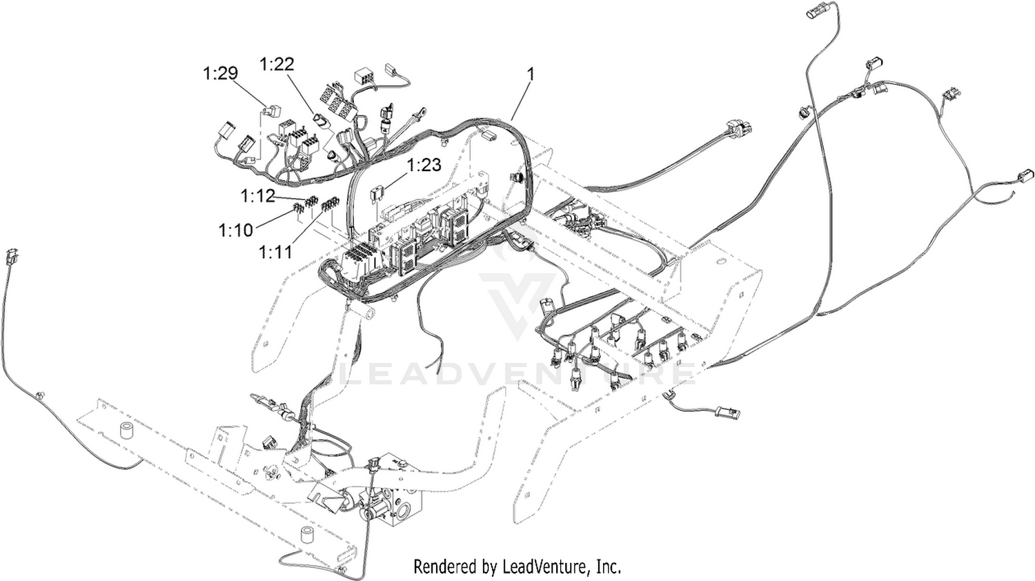Platform Wire Harness and Fuse Assembly