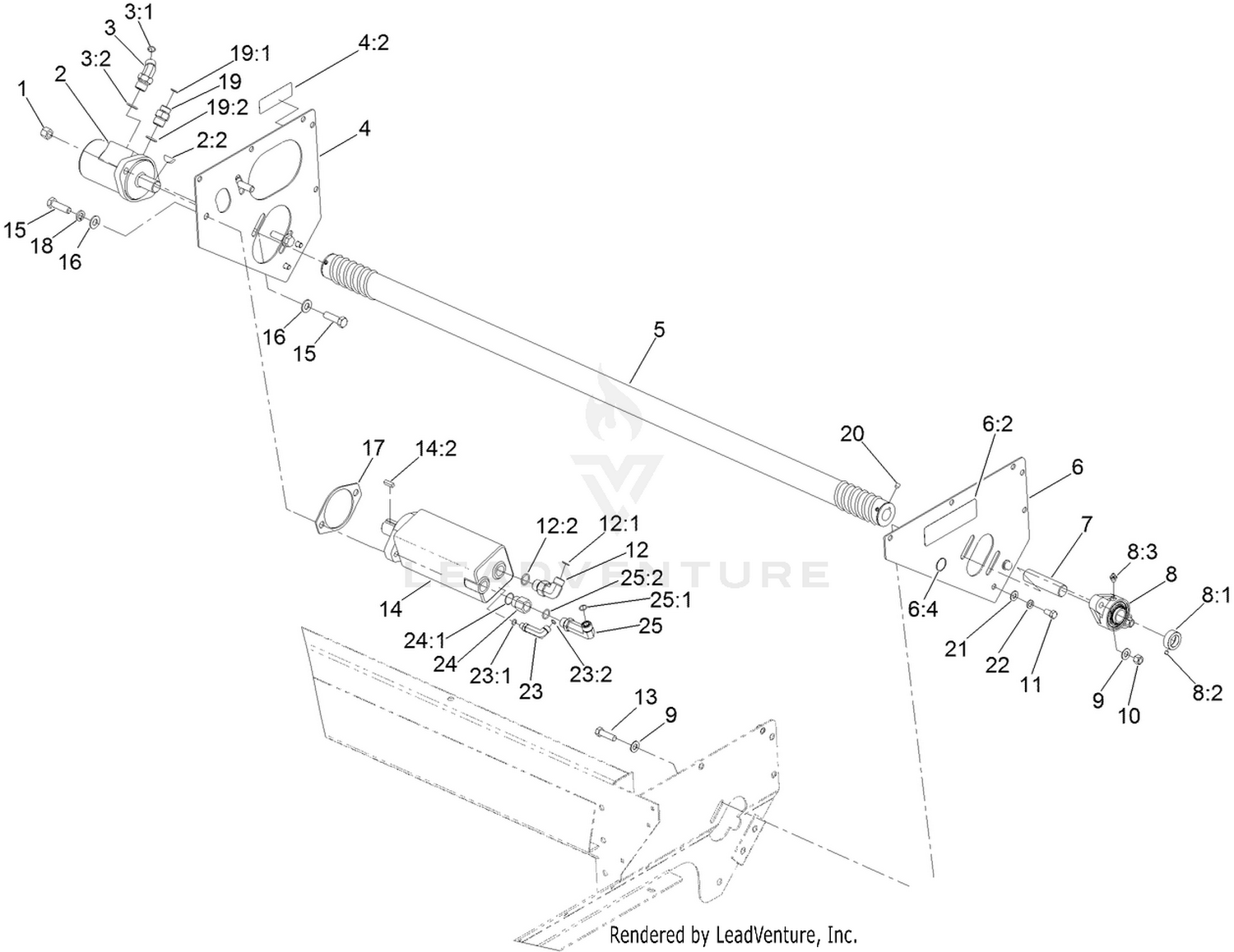 Brush and Motor Assembly